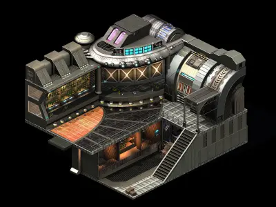 Bar - Indoor 013 3D model