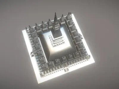  lamp - PhaThatLuang - laos - v1 3D print model