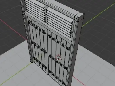 Door 3D Object Free low-poly 3D model