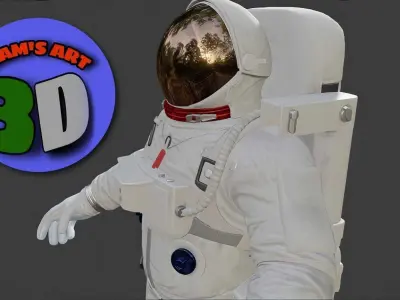 nasa astronaut 3d model  3D model