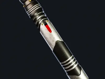 Lightsaber light saber from star wars force awakens 3D model