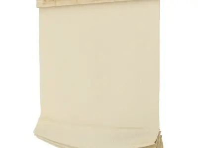 Beige Window Blinds 3D model