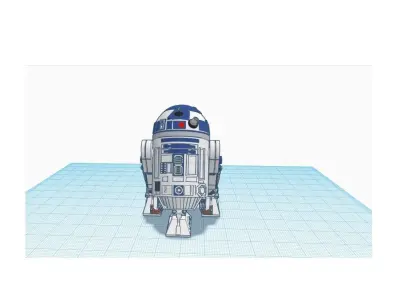 R2-D2 star wars r2d2 3D print model