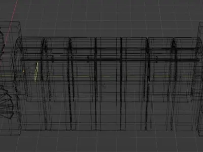 Terror tunnel 3D model