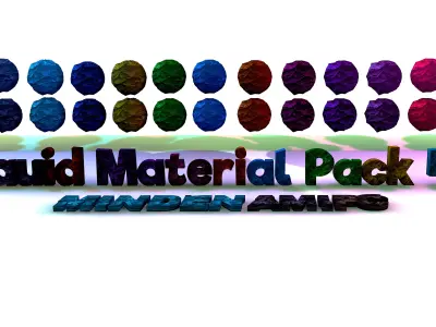 4K Liquid Material Pack  plus Lights Texture