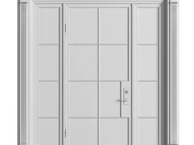  Entrance External Classic Door 3D model
