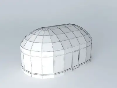 Winter garden 4 Free 3D model