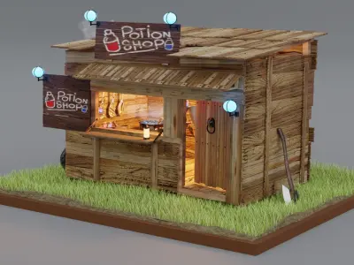 Potion Shop  3D model