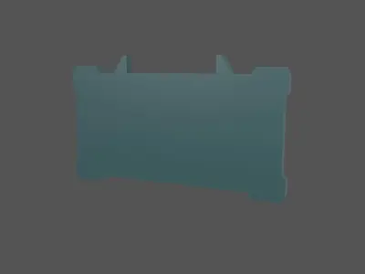 UHD High tech Graphical Interface v6 005 Low-poly 3D model