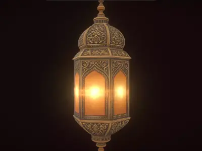 ornate lamps  3D model