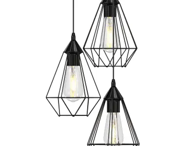 Hangelampe Tarbes 3D model