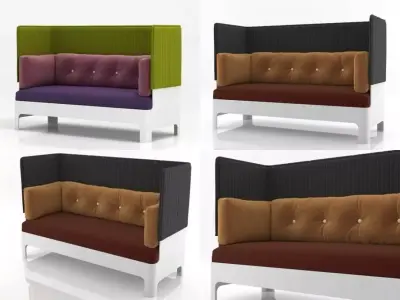 Koja sofa high 3D model