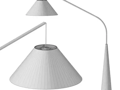 Gibson Arc Floor Lamp 3D model