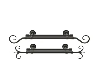 Curtain Rods No2 3D model