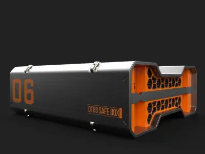 Sci-Fi Box-07 3D model