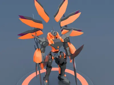 Mech Robot Cyborg EvolutIon stage FOUR 3D model
