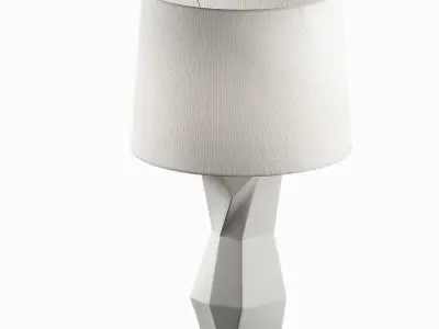 Longton table lamp by Vaughan 3D model