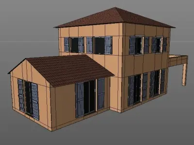 Provencal house 3D model