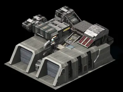 Future City - Arsenal 01 3D model