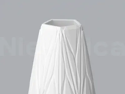 NIEDWICA GEOMETRIC VASE FREE STL 3D MODEL 3D print model