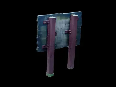 Map Sign 3D model