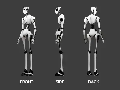 Robot design 3D model