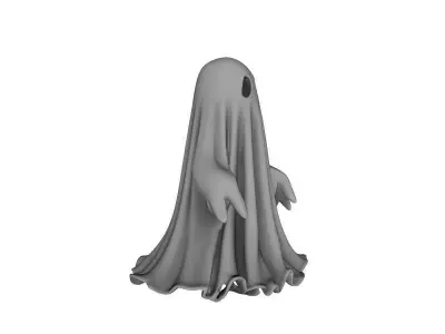 Cute Spooky 3D Halloween Ghost Decorative Table Showpiece 3D print model