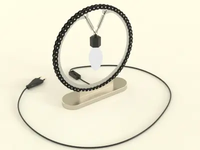 Industrial O-lamp 3D model