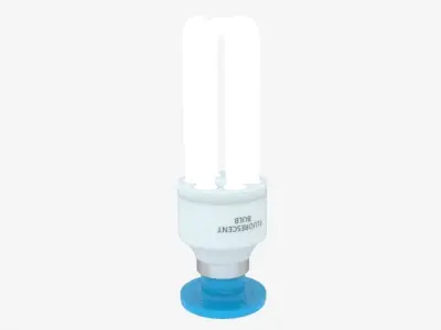 Fluorescent Bulb 3D print model