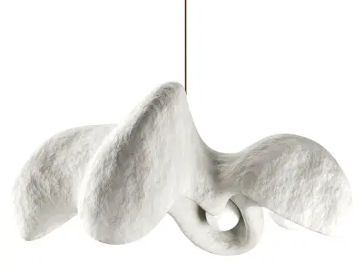 Ovorepository illuminated sculpture Low-poly 3D model