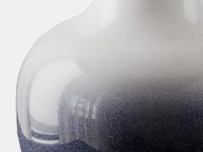 Brass Gradient Table Lamp JONATHAN Y 3D model