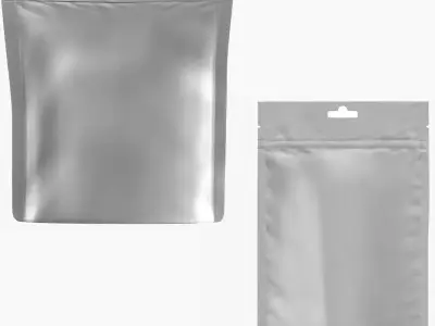 stand up pouch collection v1 PBR 3D model