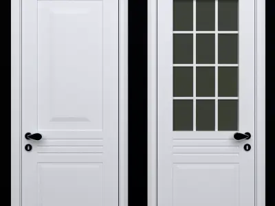 Free Plastic Door Free 3D model