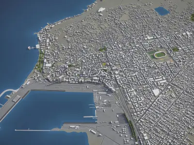 Durres Low-poly 3D model