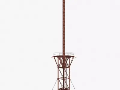 Communication Mast 3D model