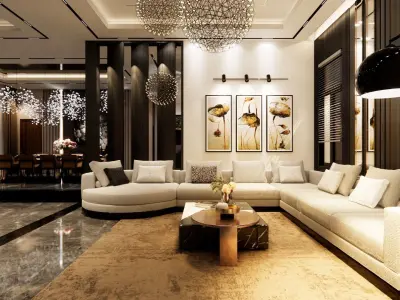 modern villa  3D model