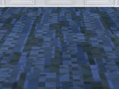 Wall to Wall Carpet Tile No 6 3D model