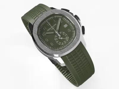  Mens Wrist Watch Patek Philippe Aquanaut Green 