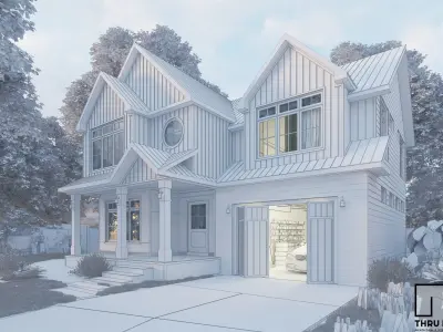 MODERN  HOUSE EXTERIOR 3D model