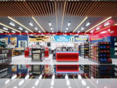 duty-free shop 3D model