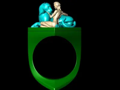 LION TAPERER PRINCESS 3D print model