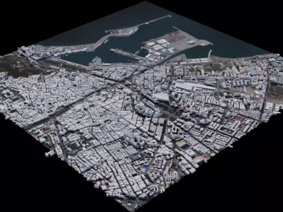 Malaga - Spain 3D model