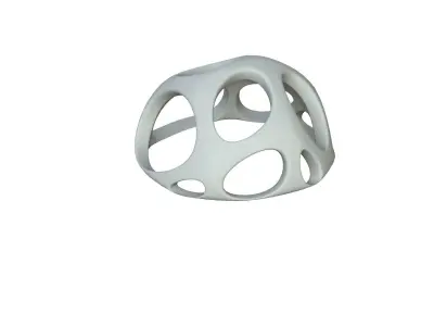 SciFi Cube Object No 47138 Low Poly Shape Low-poly 3D model