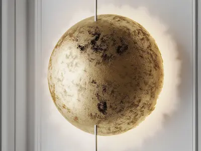 PostKrisi W 21 wall Light from Catellani and Smith 3D model