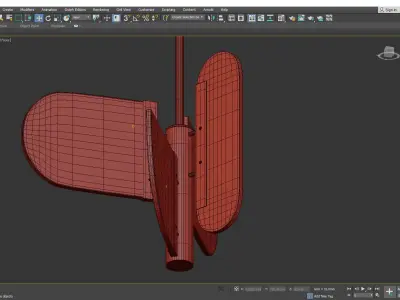 GEOMETRIC TASK pendant Low-poly 3D model