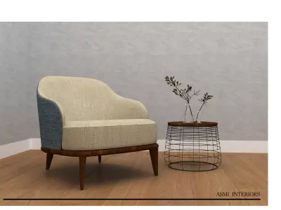 Cozy Interiors Low-poly 3D model