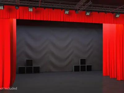  Stage Curtain 