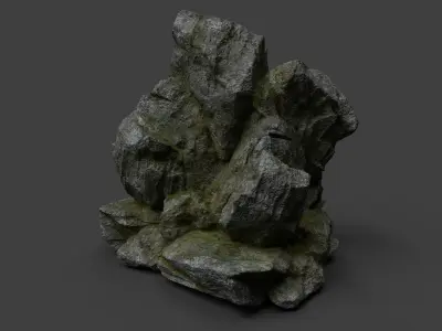 Rock 7-10 Low-poly 3D model purchase
