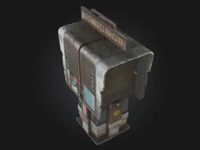 Videophone Relic  Echoes of Early Communication Technology 3D model