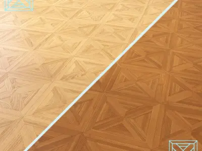 Parquet - Laminate - Wooden floor 2 in 1 Low-poly 3D model 173